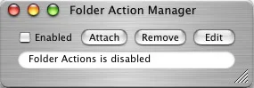 Folder Actions Manager